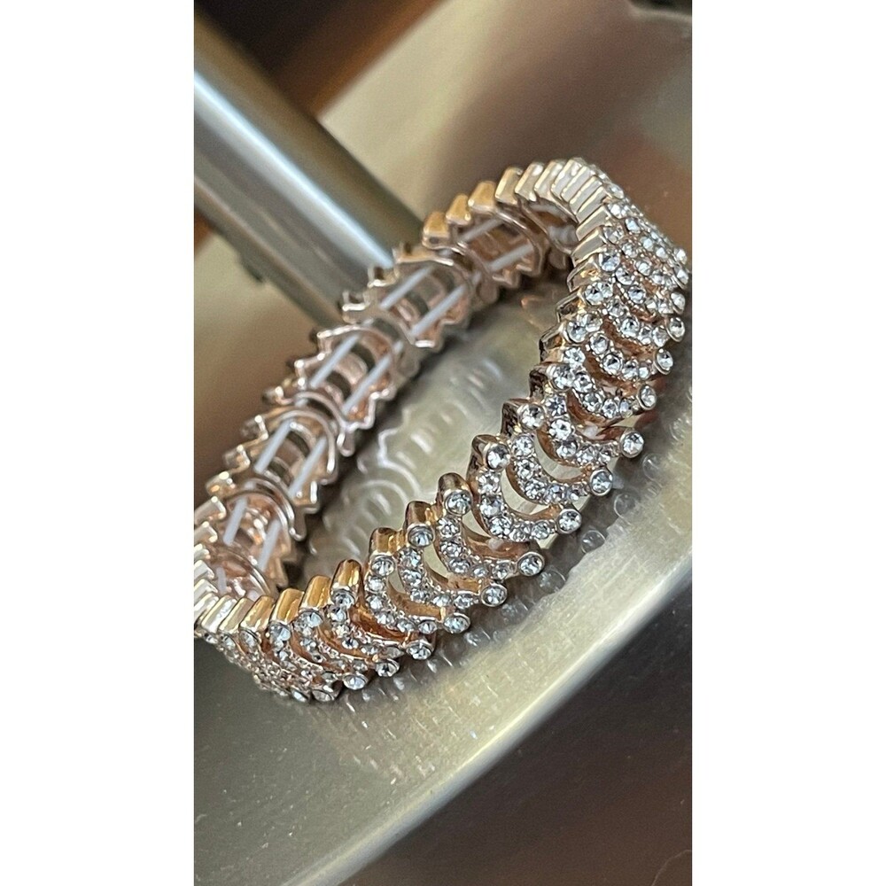 Rhinestone stretch bracelet - Picture 4 of 6